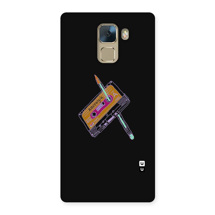 Casette Nostalgia Back Case for Huawei Honor 7