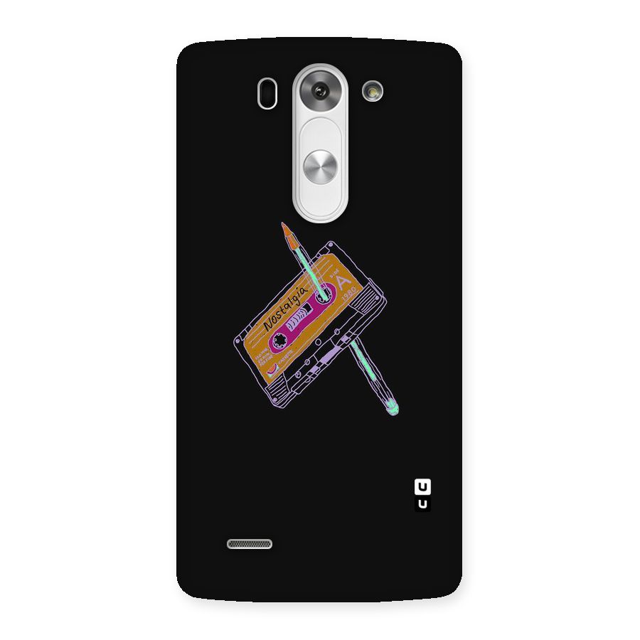 Casette Nostalgia Back Case for LG G3 Beat
