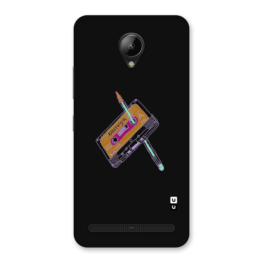 Casette Nostalgia Back Case for Lenovo C2