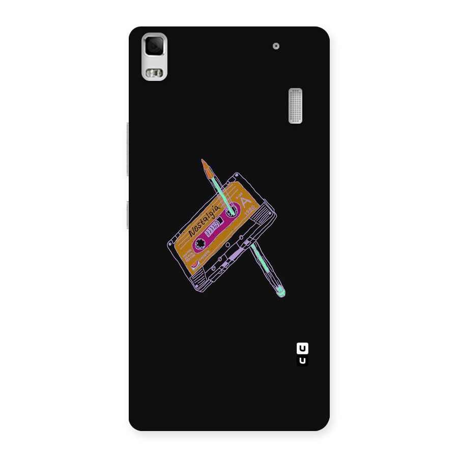Casette Nostalgia Back Case for Lenovo K3 Note