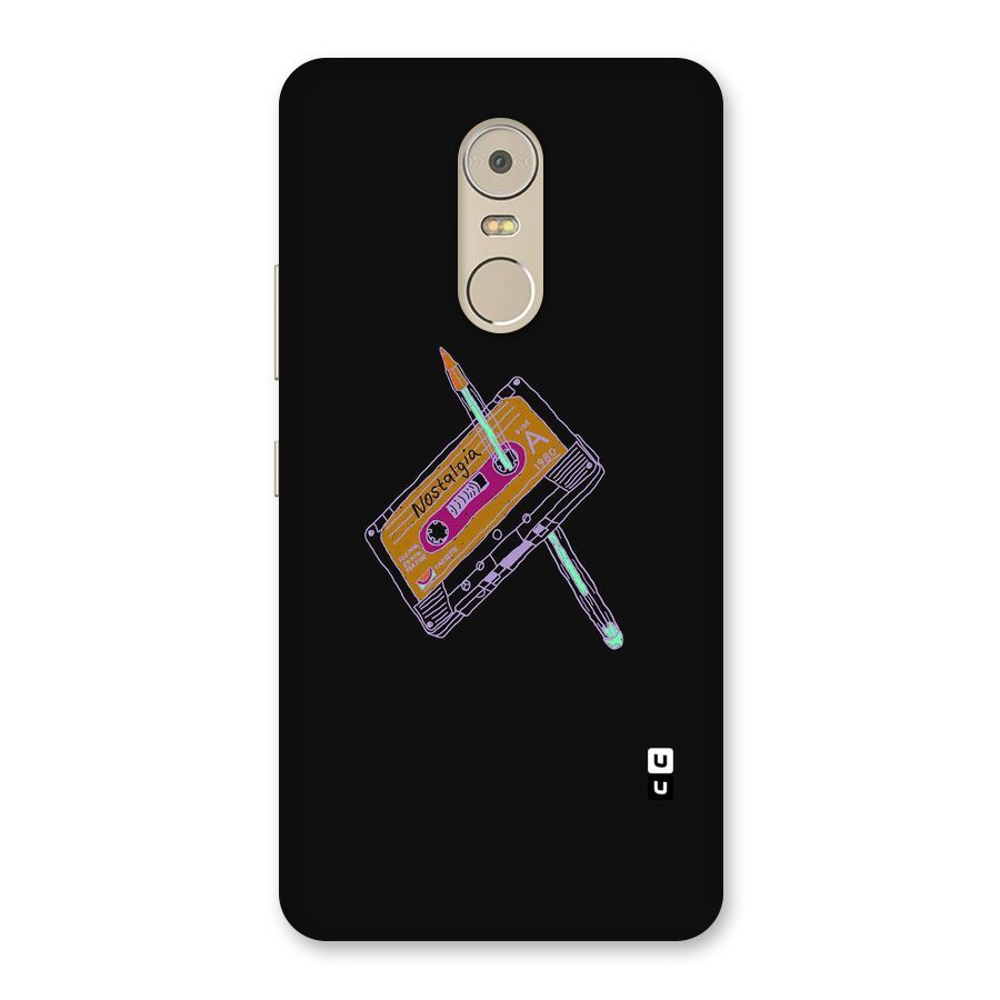 Casette Nostalgia Back Case for Lenovo K6 Note