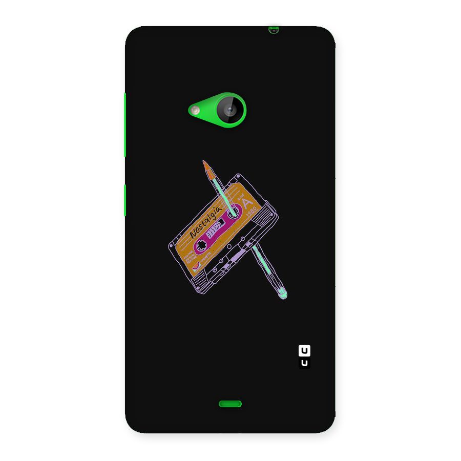 Casette Nostalgia Back Case for Lumia 535