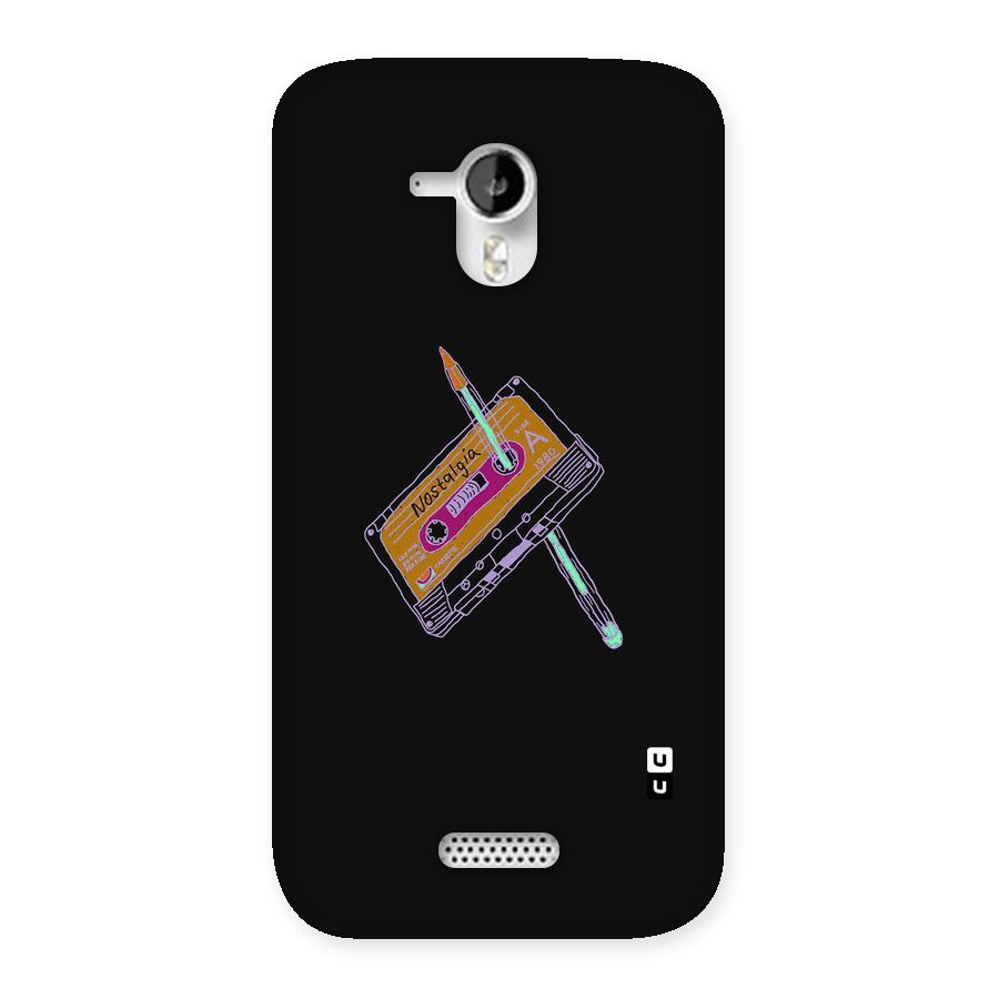 Casette Nostalgia Back Case for Micromax Canvas HD A116