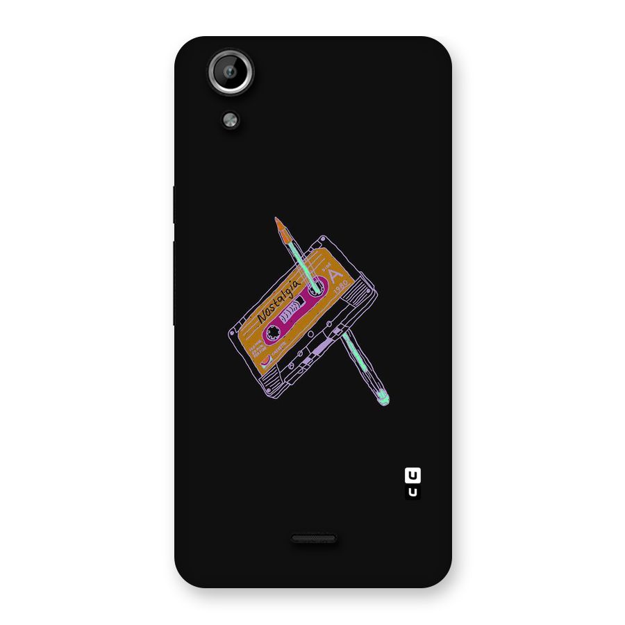 Casette Nostalgia Back Case for Micromax Canvas Selfie Lens Q345