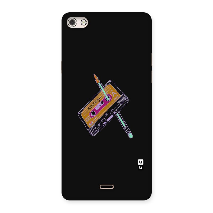 Casette Nostalgia Back Case for Micromax Canvas Silver 5