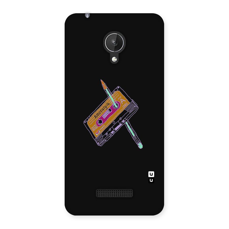 Casette Nostalgia Back Case for Micromax Canvas Spark Q380