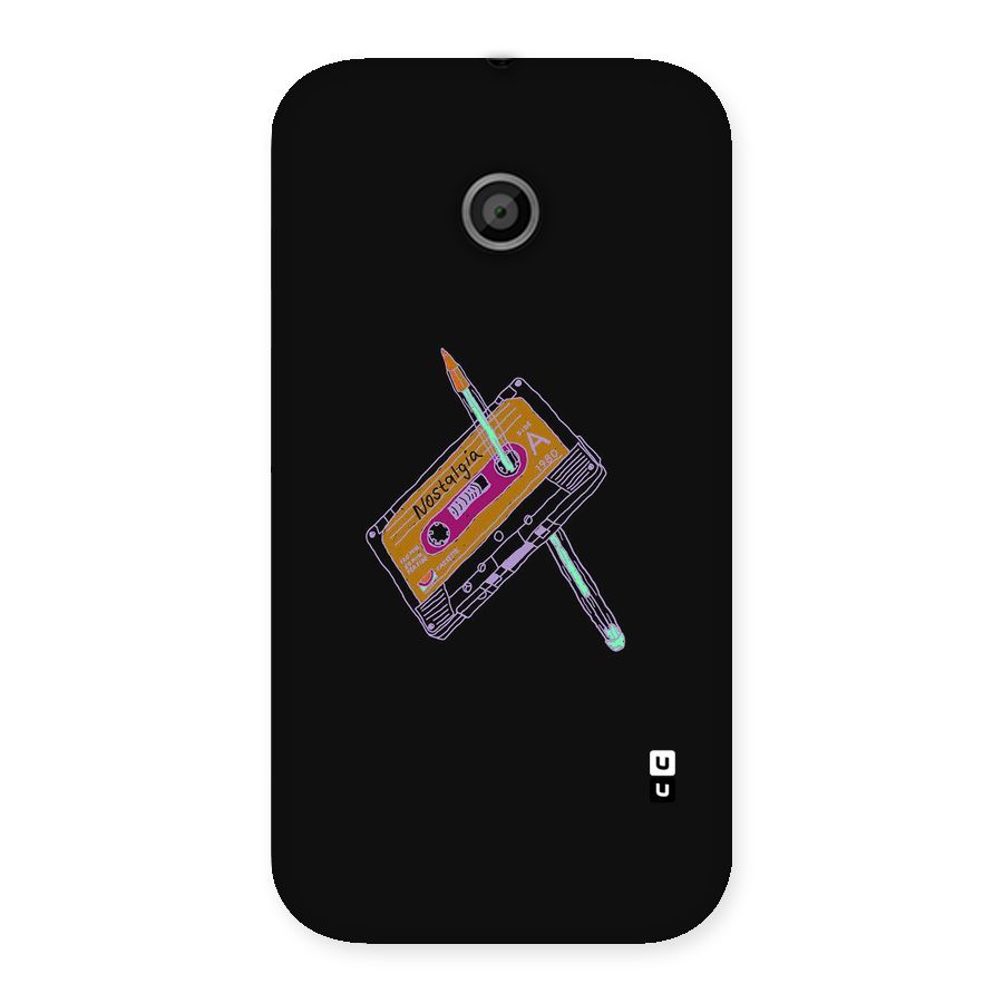 Casette Nostalgia Back Case for Moto E