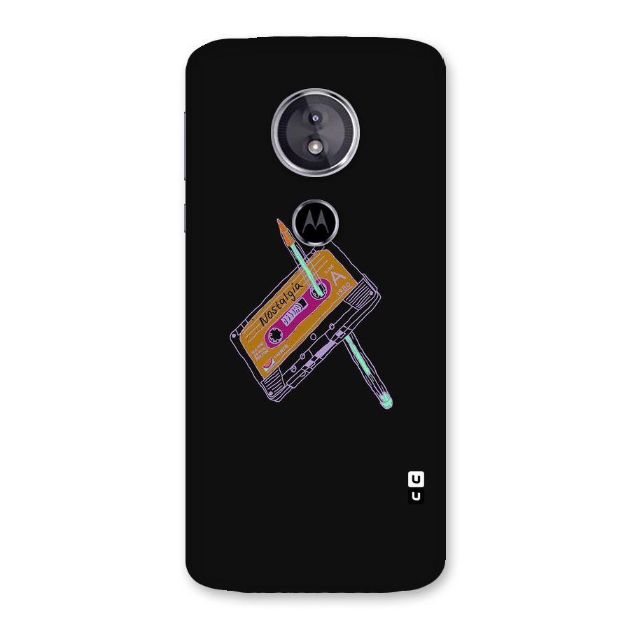 Casette Nostalgia Back Case for Moto E5