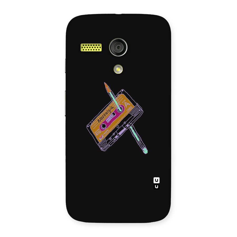 Casette Nostalgia Back Case for Moto G