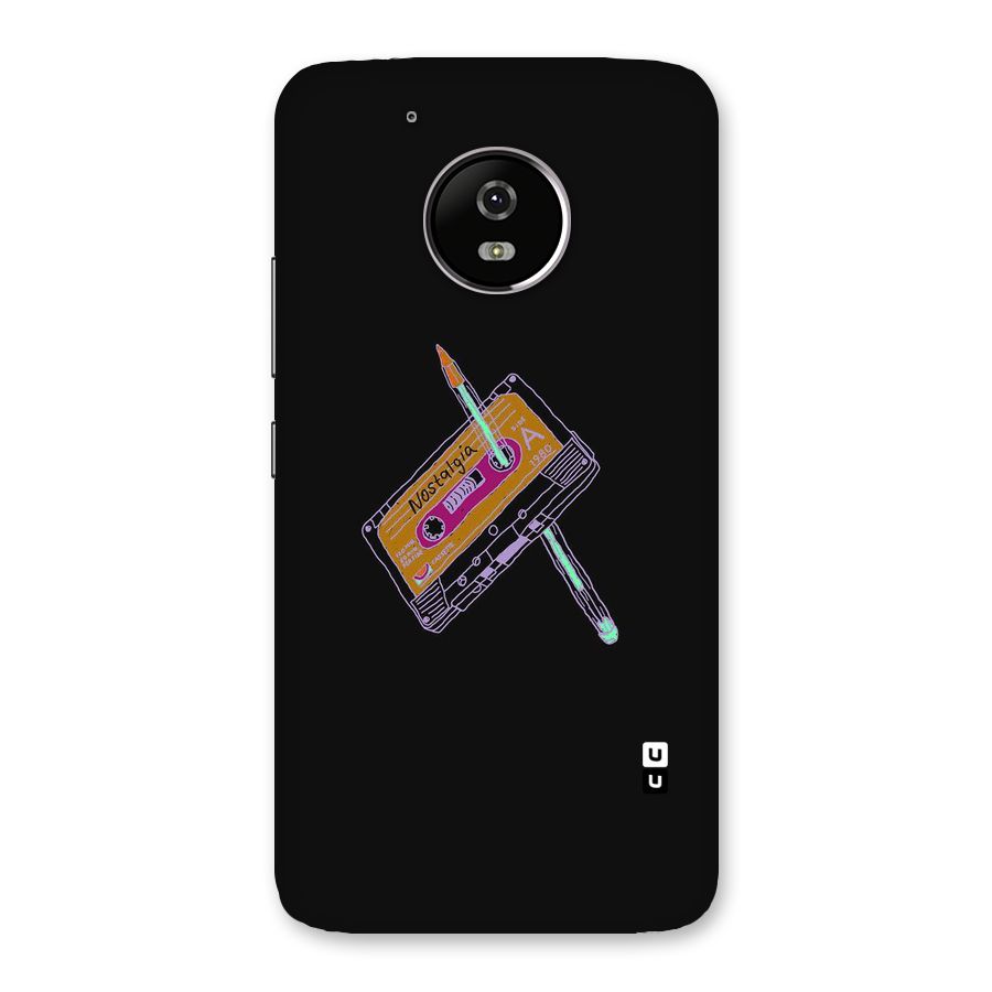 Casette Nostalgia Back Case for Moto G5