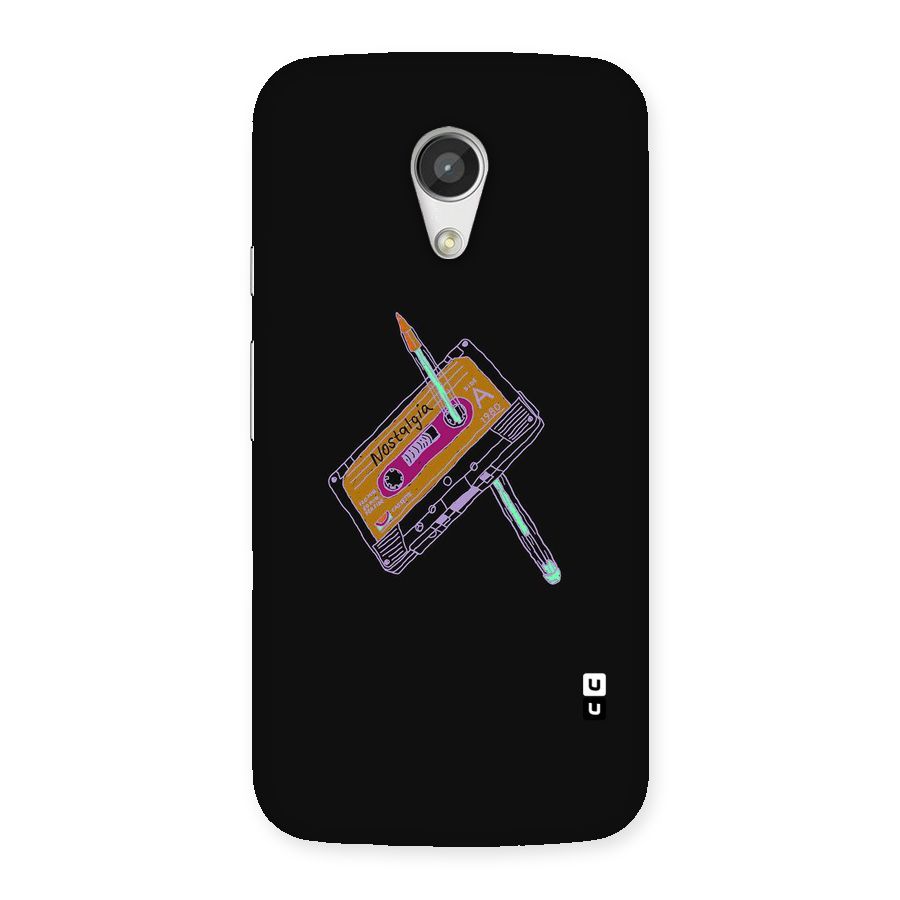 Casette Nostalgia Back Case for Moto G 2nd Gen