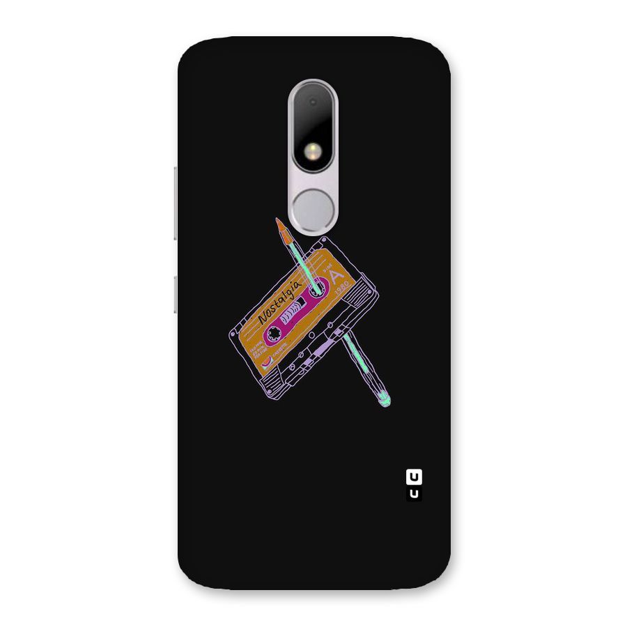Casette Nostalgia Back Case for Moto M
