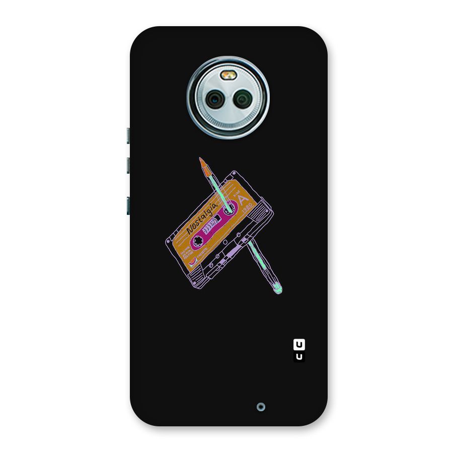 Casette Nostalgia Back Case for Moto X4