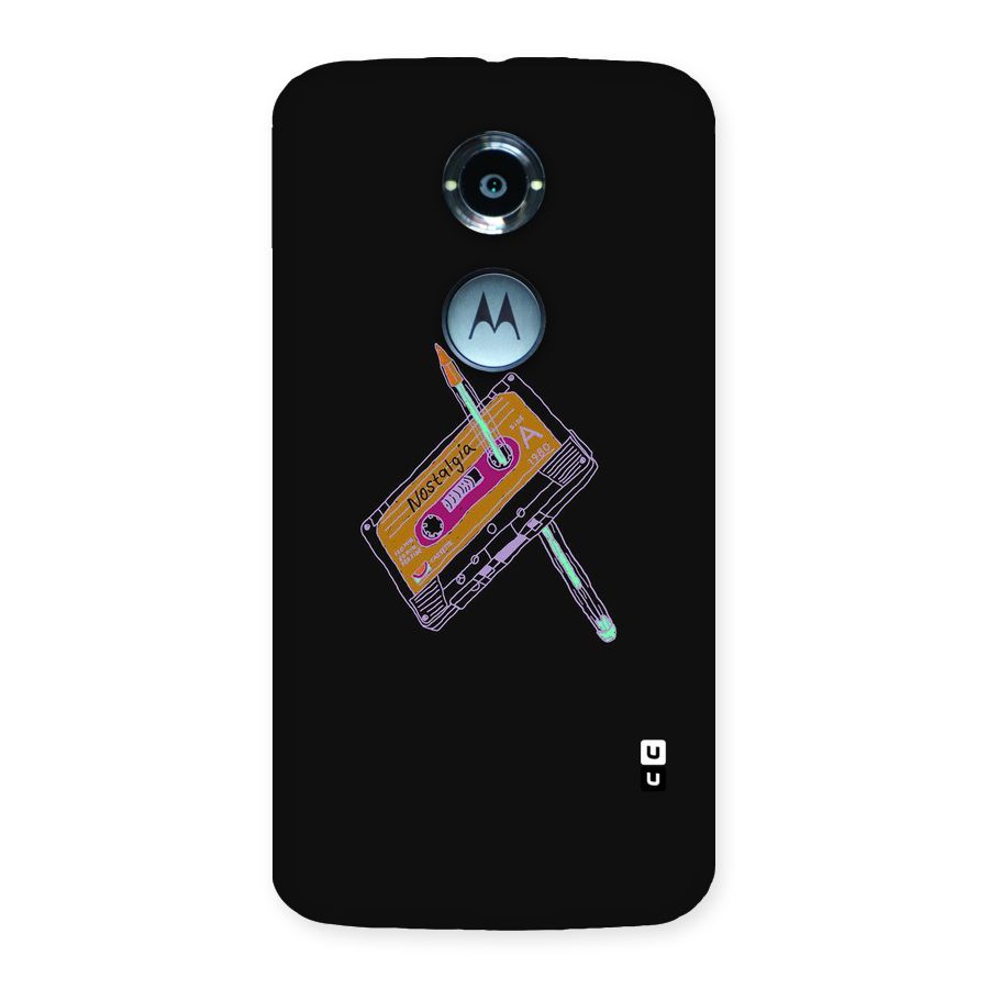Casette Nostalgia Back Case for Moto X 2nd Gen