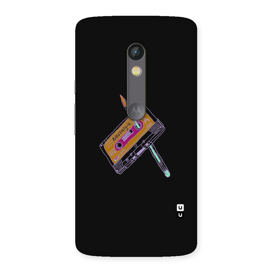Casette Nostalgia Back Case for Moto X Play