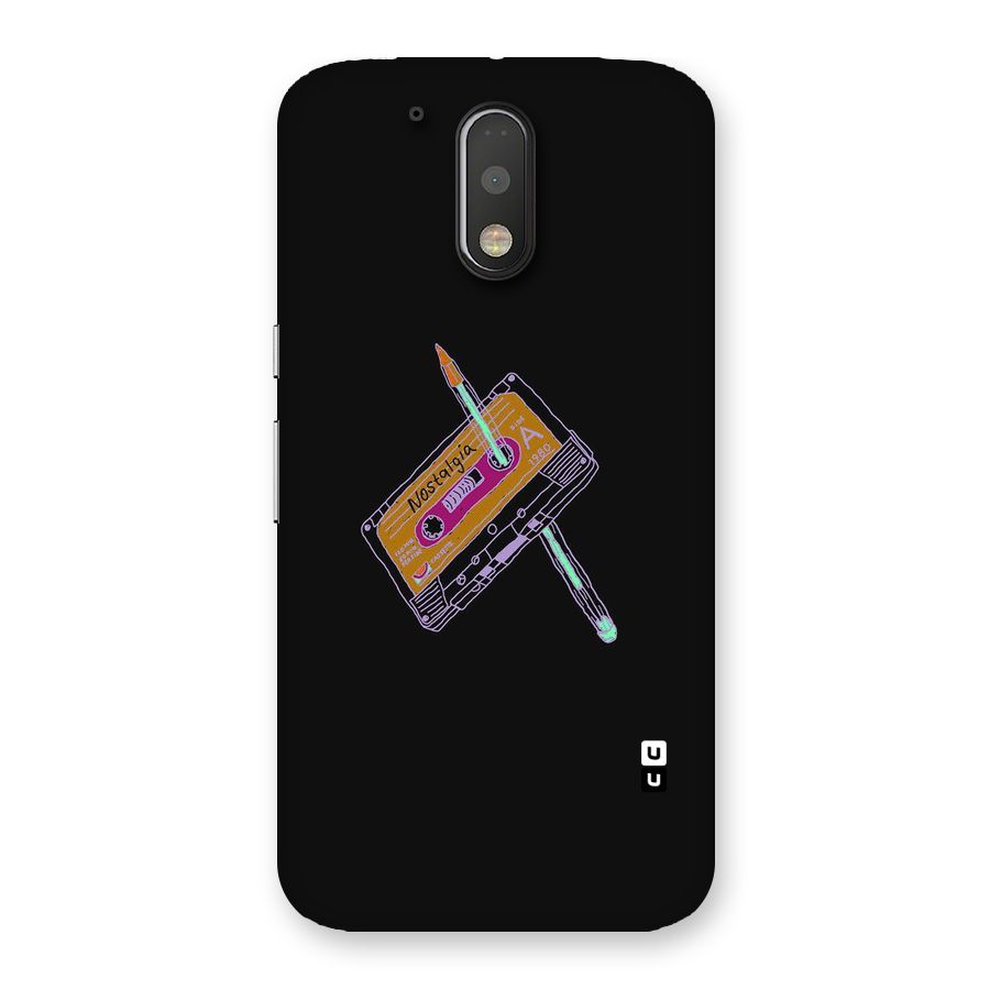 Casette Nostalgia Back Case for Motorola Moto G4 Plus
