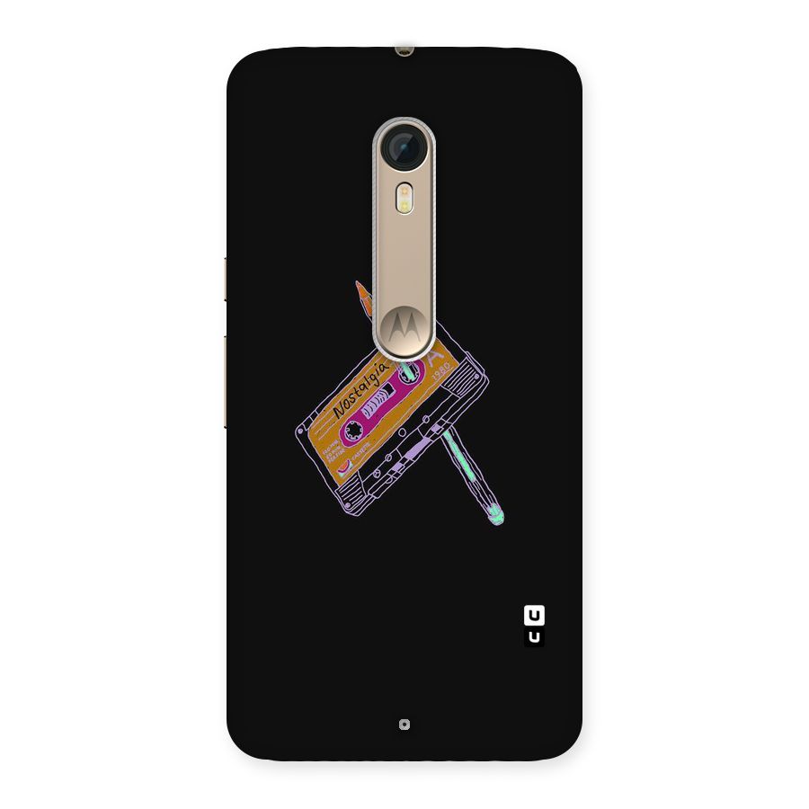 Casette Nostalgia Back Case for Motorola Moto X Style