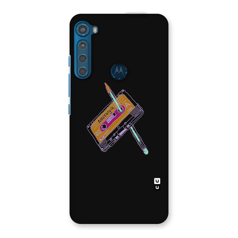 Casette Nostalgia Back Case for Motorola One Fusion Plus