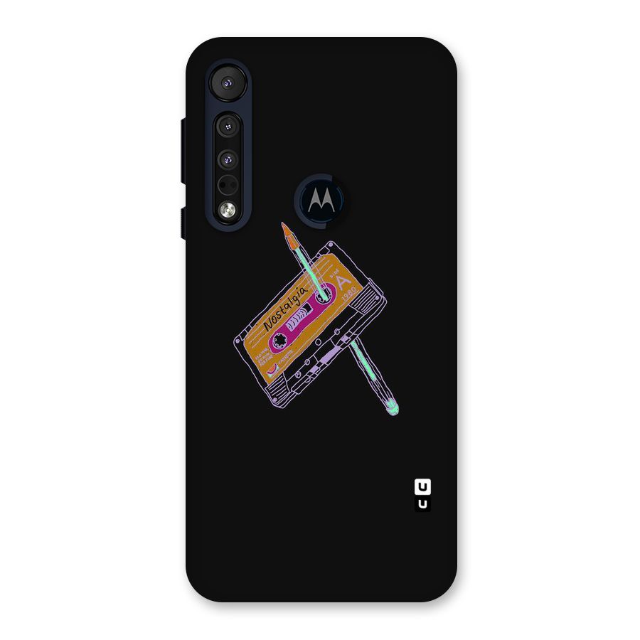 Casette Nostalgia Back Case for Motorola One Macro
