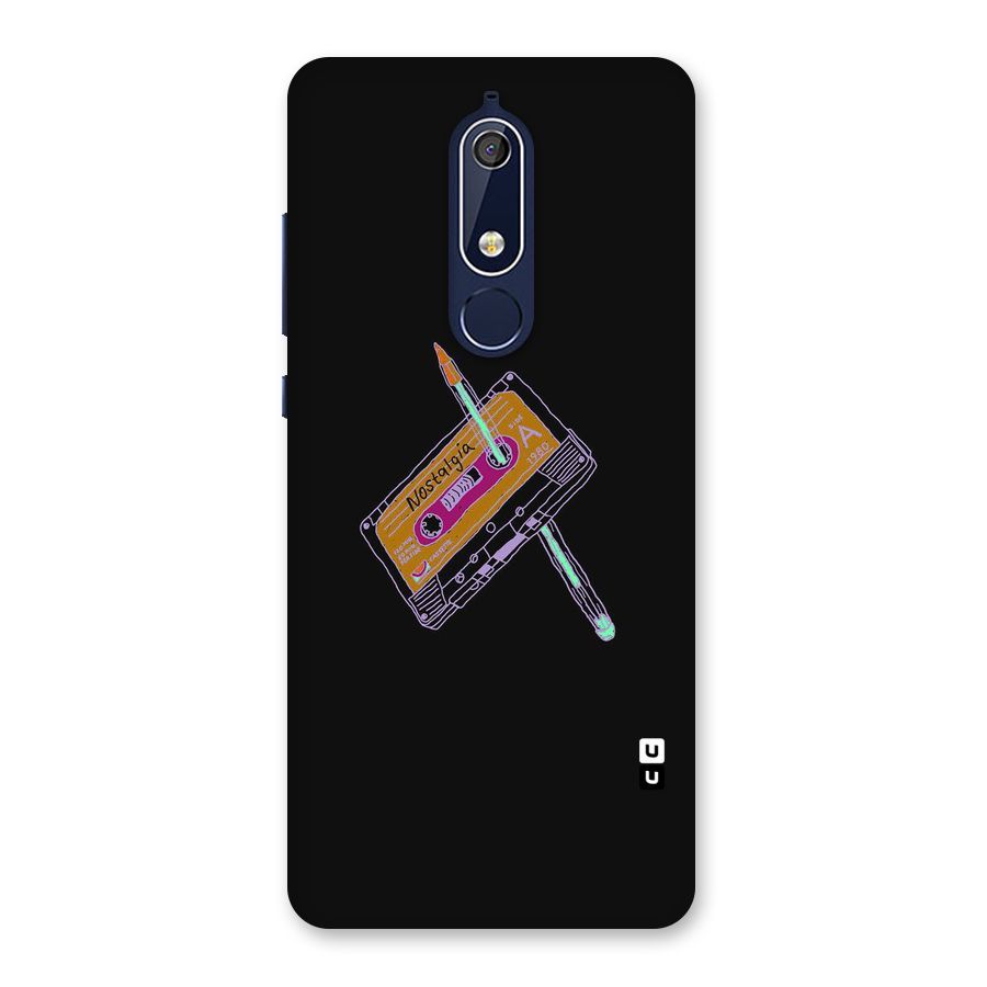 Casette Nostalgia Back Case for Nokia 5.1