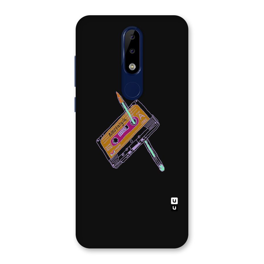 Casette Nostalgia Back Case for Nokia 5.1 Plus