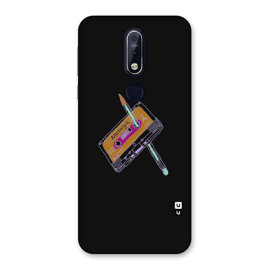 Casette Nostalgia Back Case for Nokia 7.1