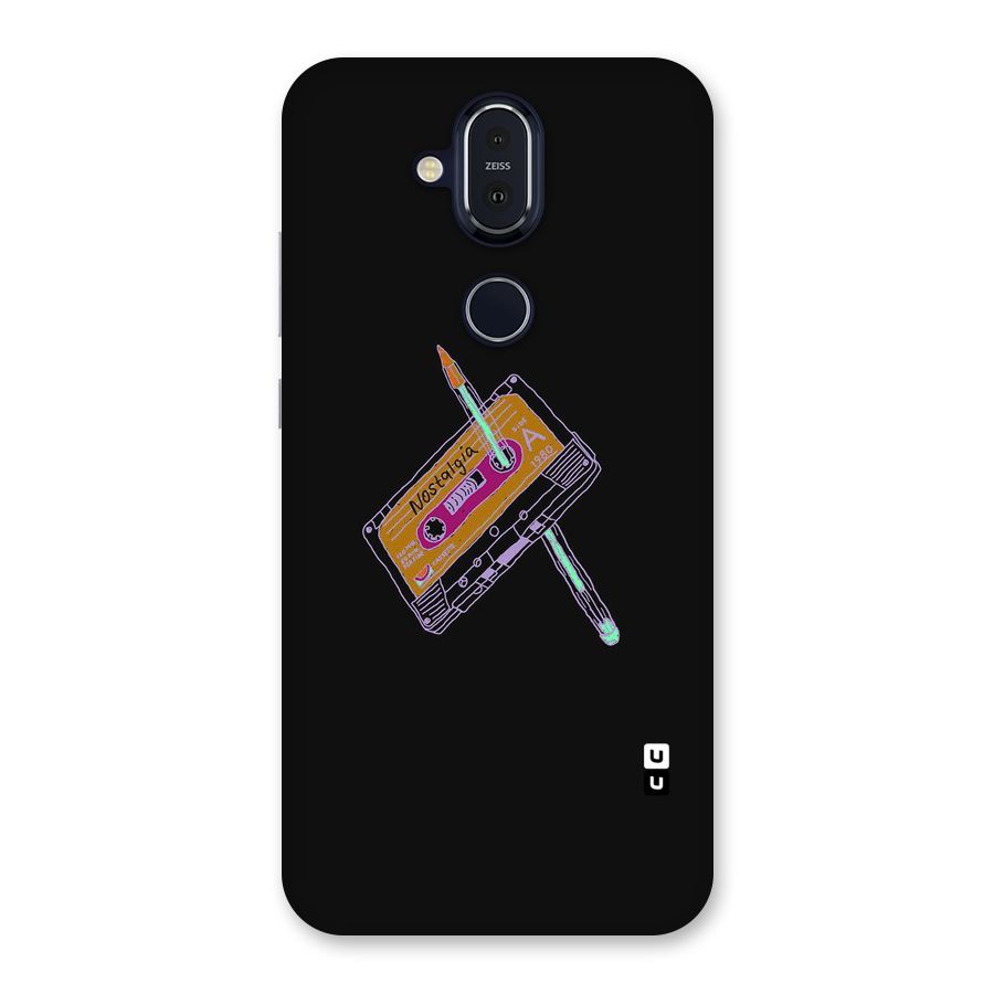 Casette Nostalgia Back Case for Nokia 8.1