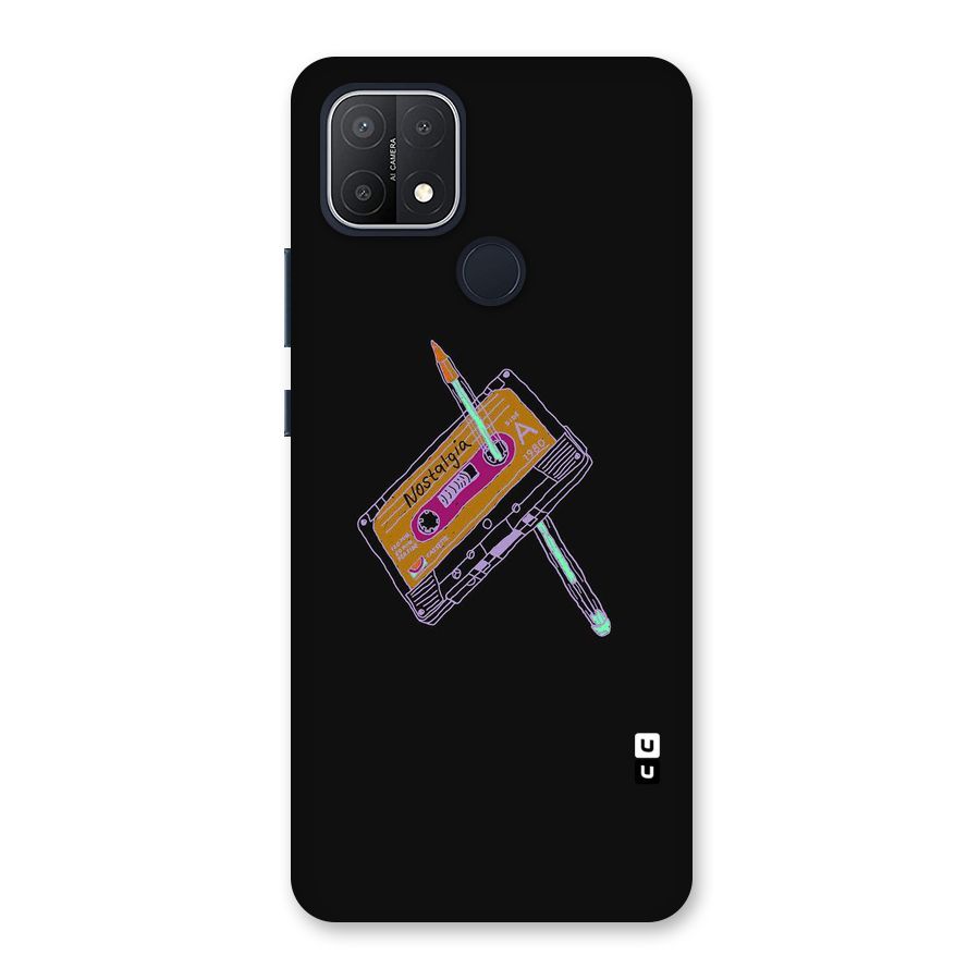 Casette Nostalgia Back Case for Oppo A15s