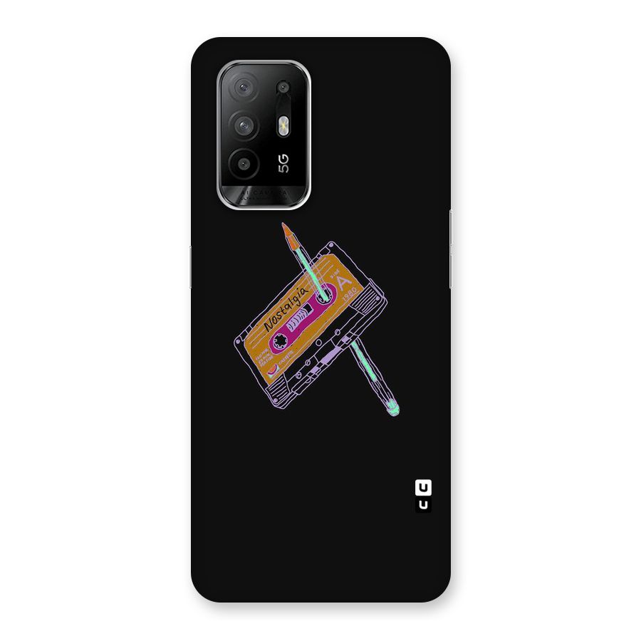 Casette Nostalgia Back Case for Oppo F19 Pro Plus 5G