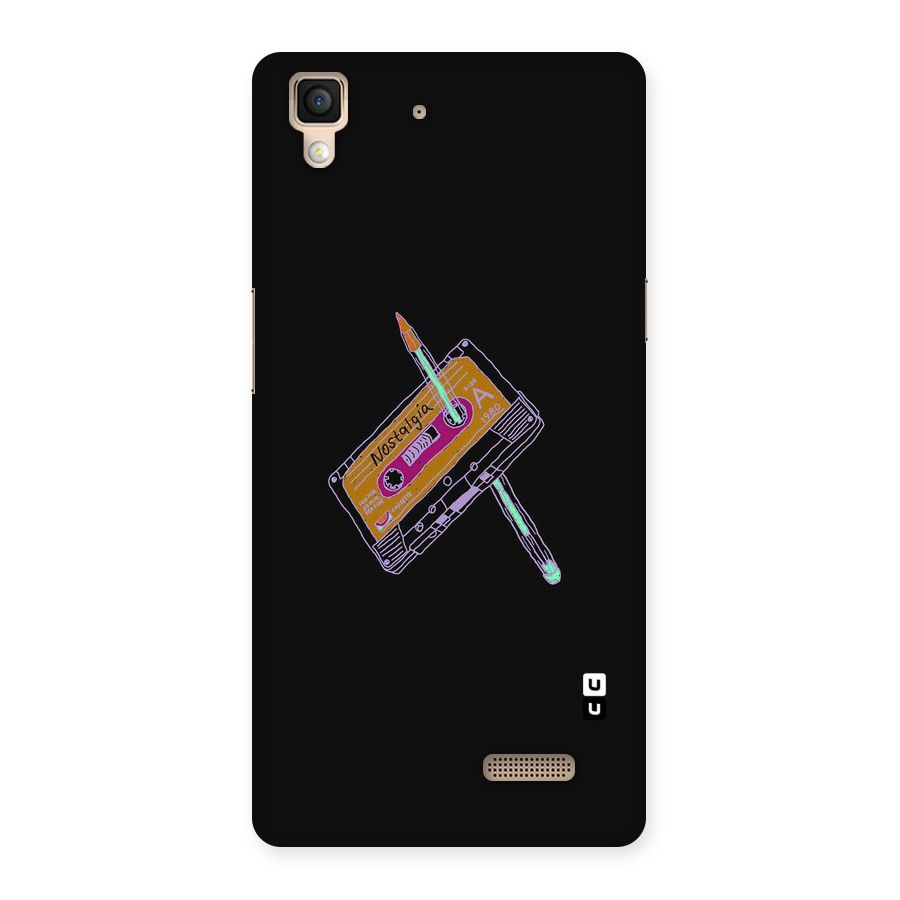 Casette Nostalgia Back Case for Oppo R7