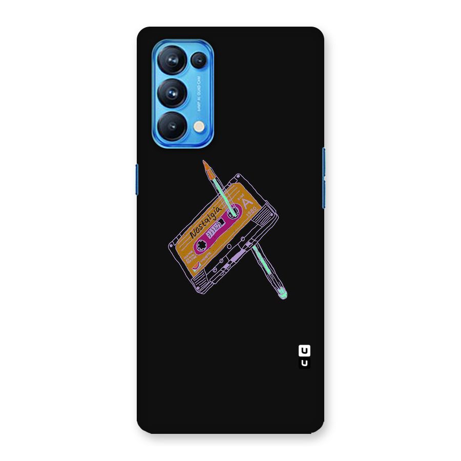 Casette Nostalgia Back Case for Oppo Reno5 Pro 5G