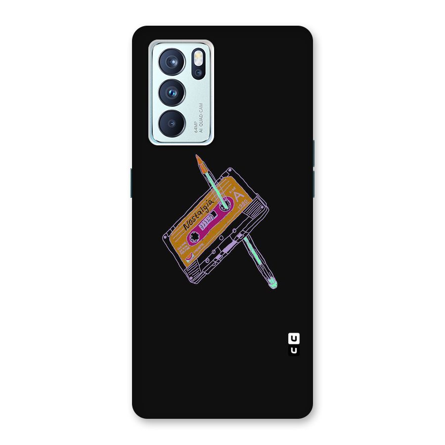 Casette Nostalgia Back Case for Oppo Reno6 Pro 5G