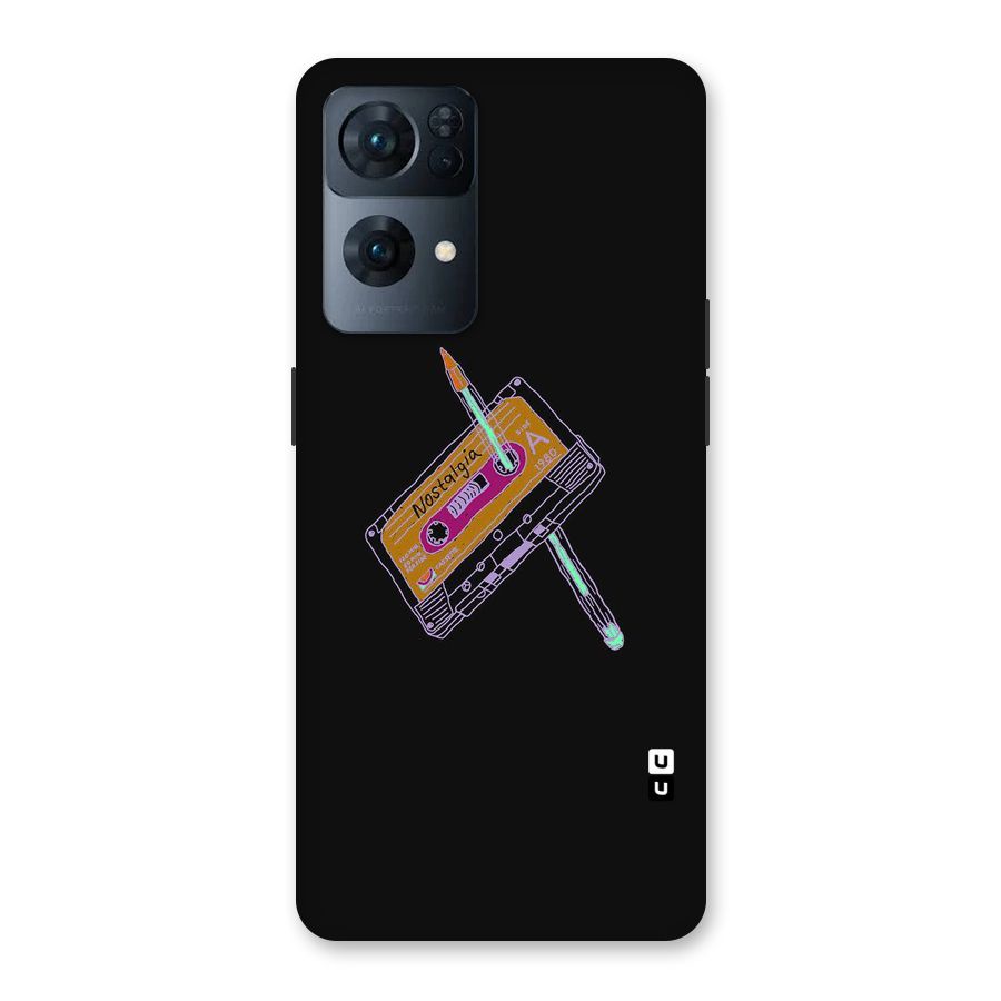 Casette Nostalgia Back Case for Oppo Reno7 Pro 5G