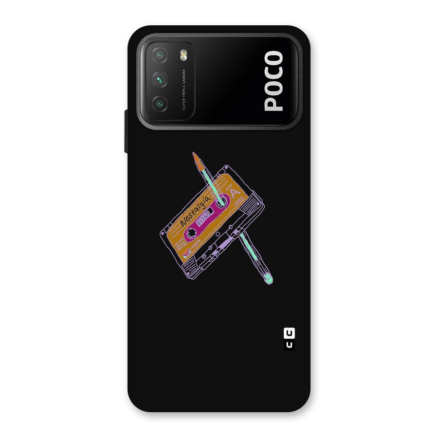 Casette Nostalgia Back Case for Poco M3