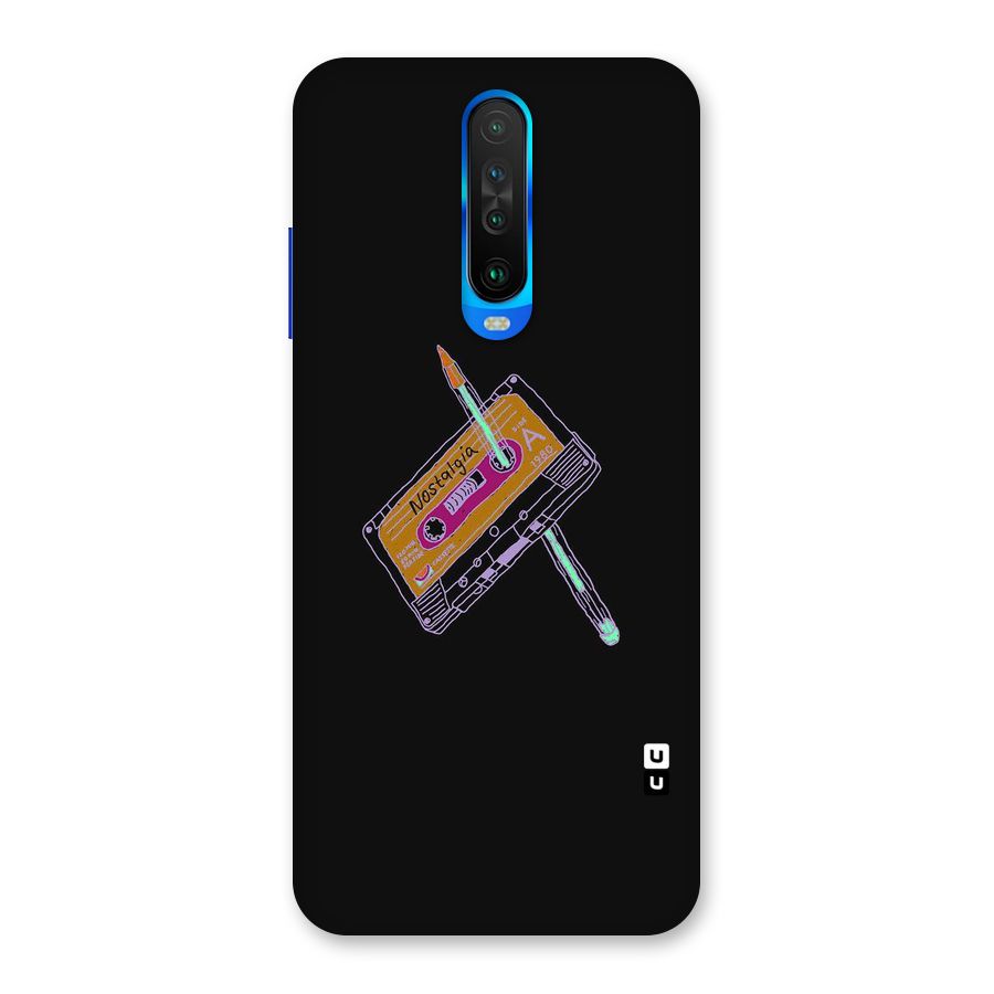 Casette Nostalgia Back Case for Poco X2