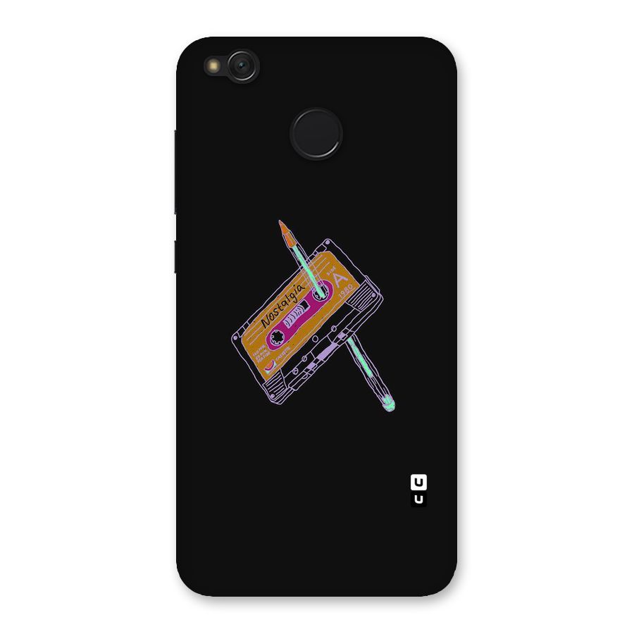 Casette Nostalgia Back Case for Redmi 4
