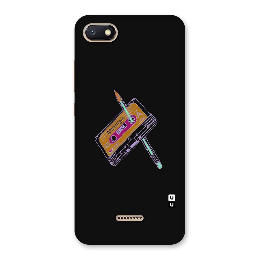 Casette Nostalgia Back Case for Redmi 6A