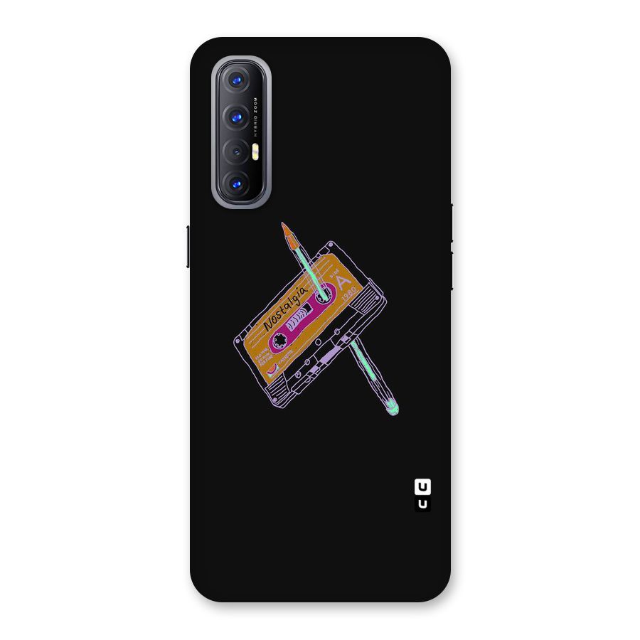 Casette Nostalgia Back Case for Reno3 Pro