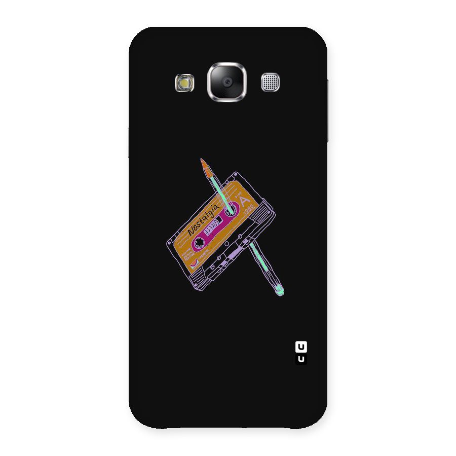 Casette Nostalgia Back Case for Samsung Galaxy E5