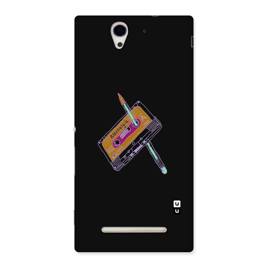Casette Nostalgia Back Case for Sony Xperia C3