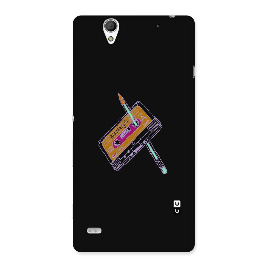 Casette Nostalgia Back Case for Sony Xperia C4