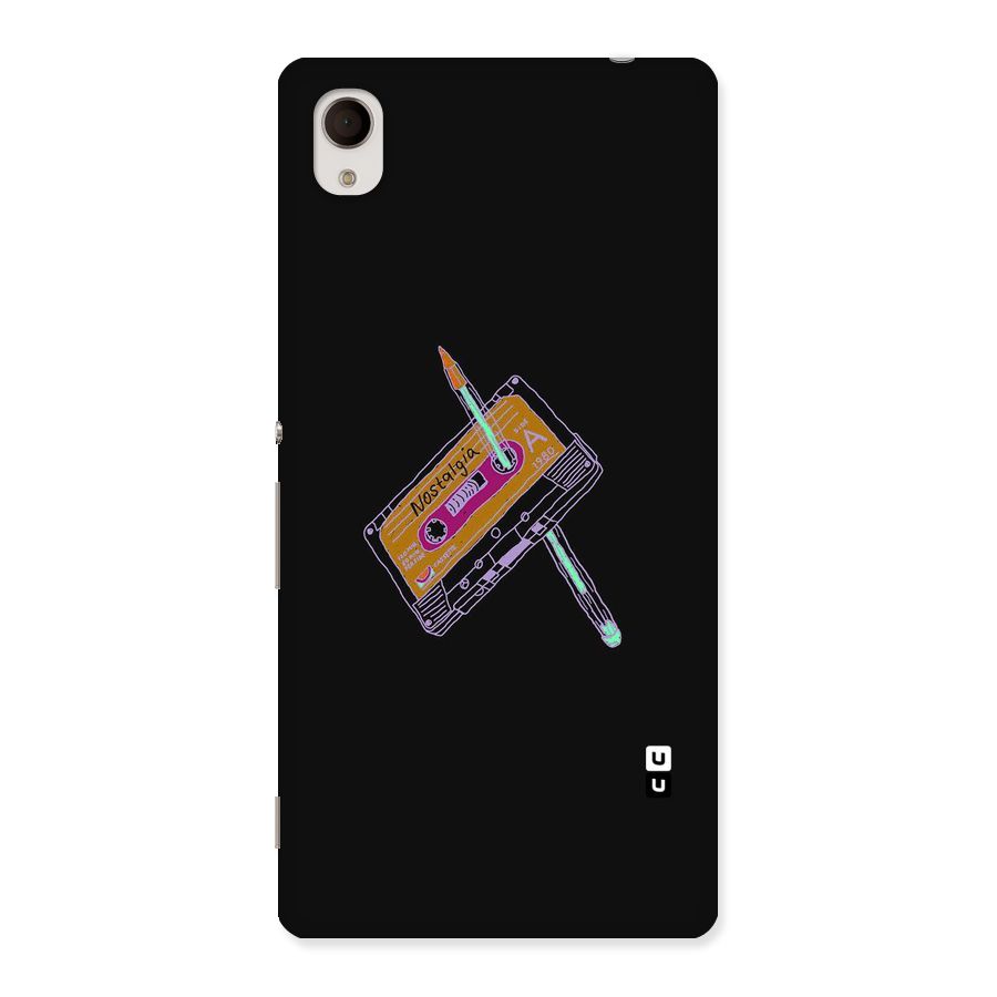 Casette Nostalgia Back Case for Sony Xperia M4