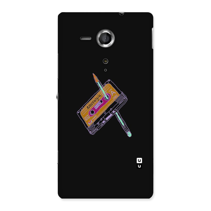 Casette Nostalgia Back Case for Sony Xperia SP