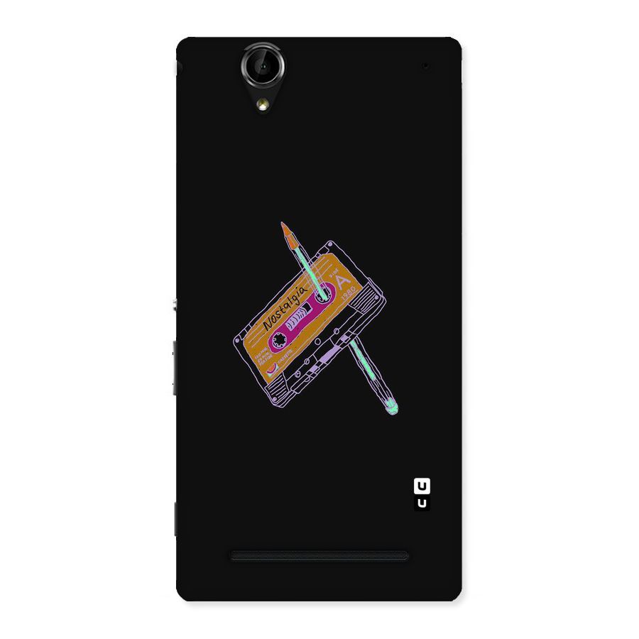Casette Nostalgia Back Case for Sony Xperia T2