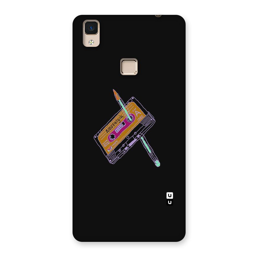 Casette Nostalgia Back Case for V3 Max