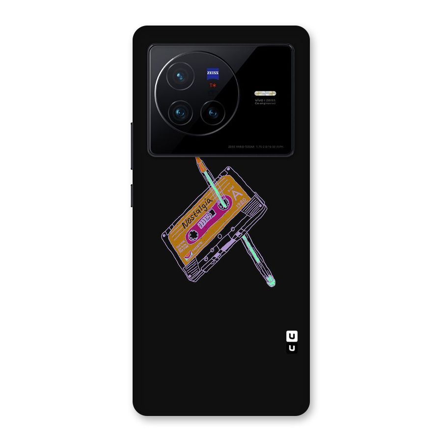 Casette Nostalgia Back Case for Vivo X80