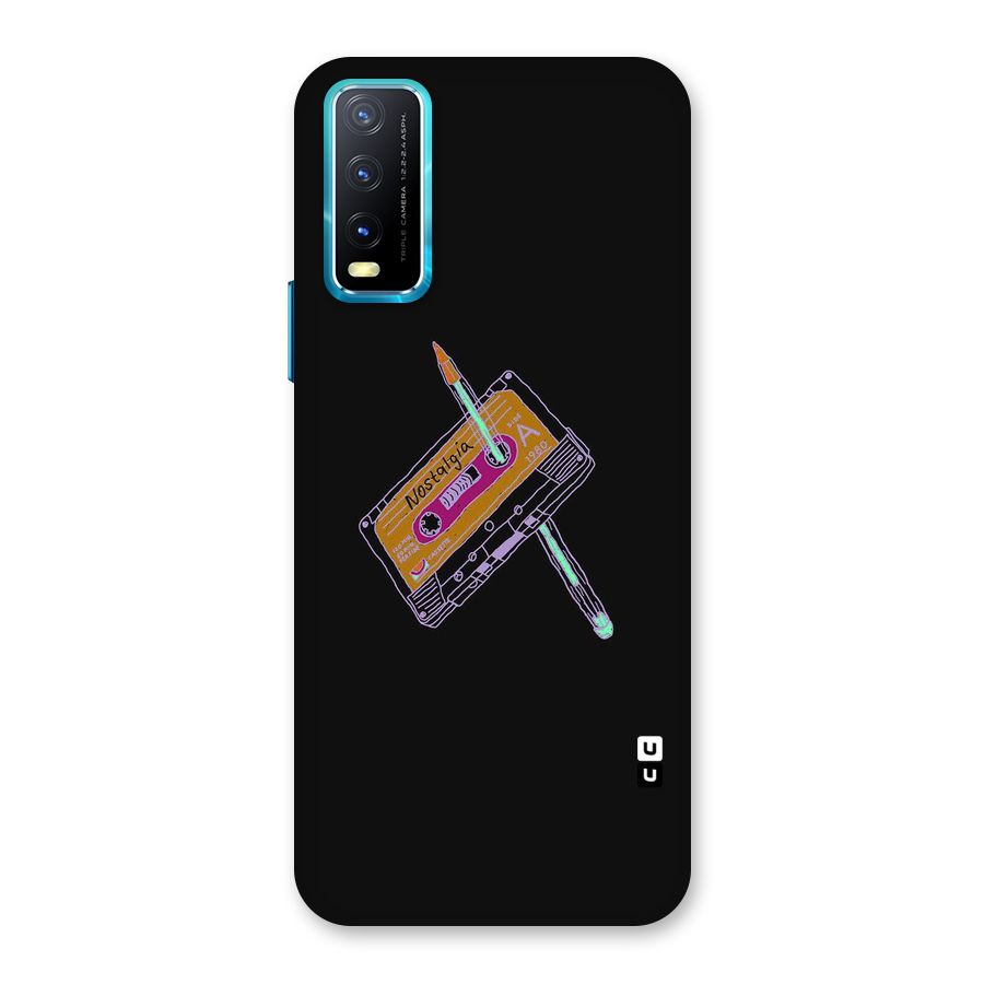 Casette Nostalgia Back Case for Vivo Y20A
