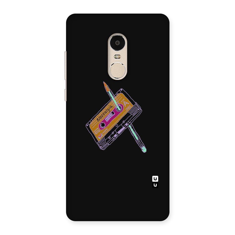 Casette Nostalgia Back Case for Xiaomi Redmi Note 4