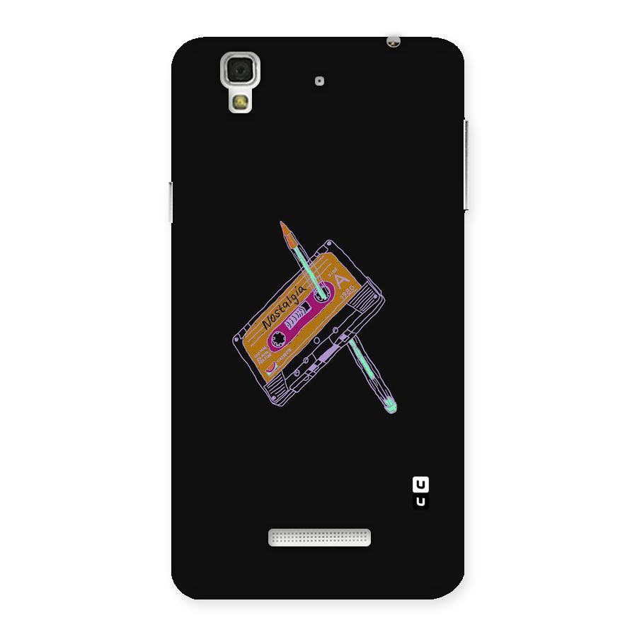 Casette Nostalgia Back Case for Yu Yureka