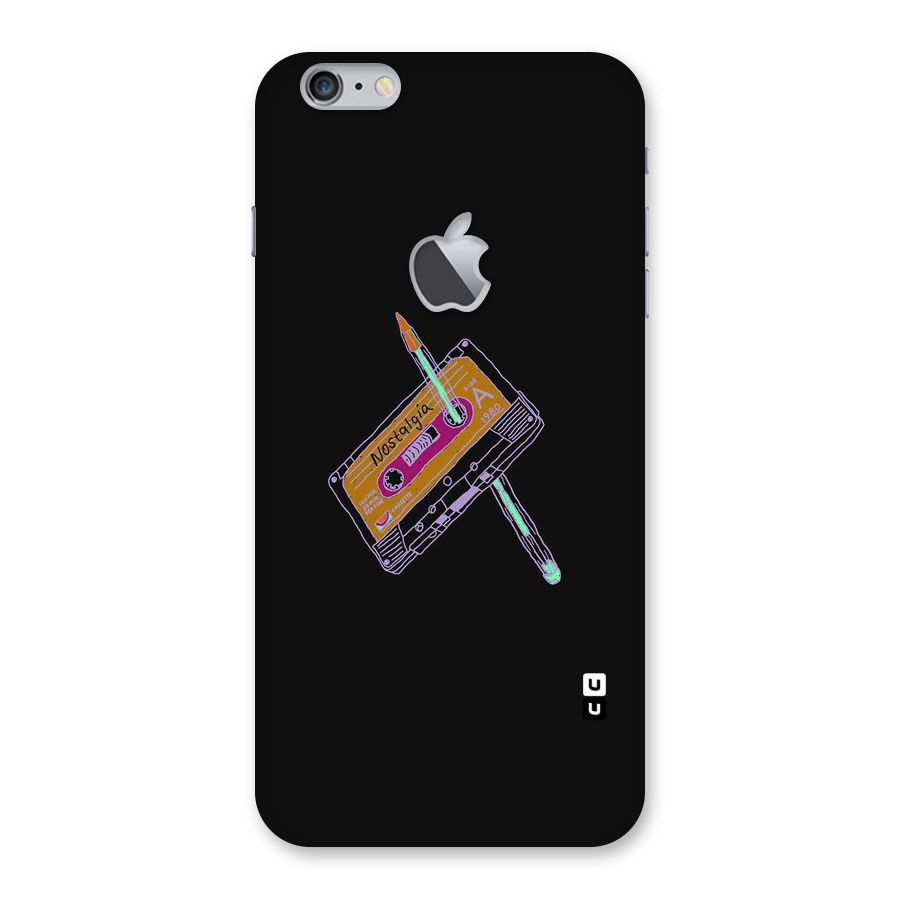 Casette Nostalgia Back Case for iPhone 6 Plus 6S Plus Logo Cut